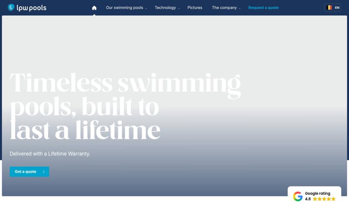 Screenshot of lpwpools.be