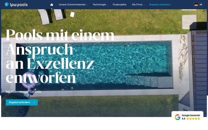 Screenshot of lpwpools.de