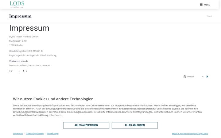 Screenshot of lqds.de
