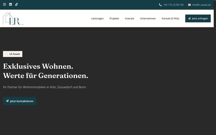 Screenshot of lr-assets.de