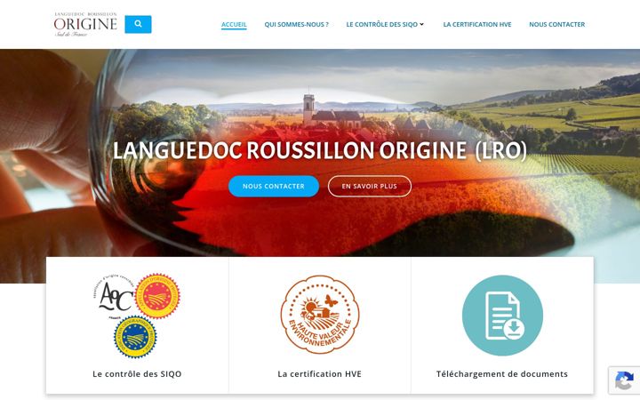 Screenshot of lr-origine.com