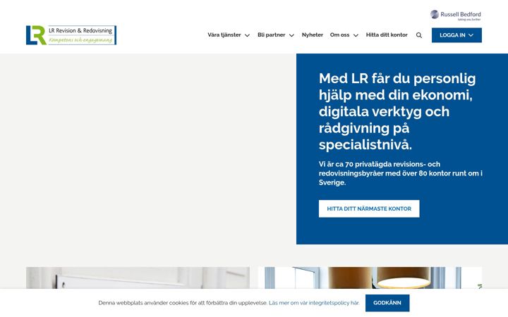 Screenshot of lr-revision.se