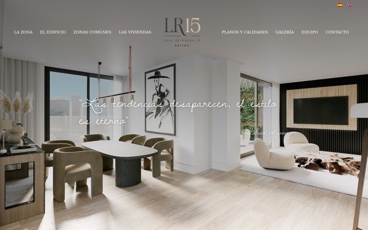 Screenshot of lr15byequilis.com