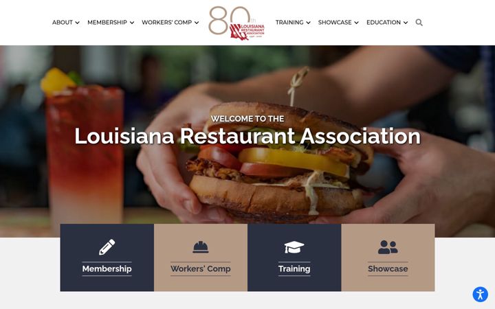 Screenshot of lra.org