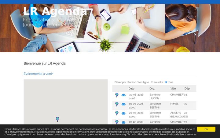 Screenshot of lragenda.com