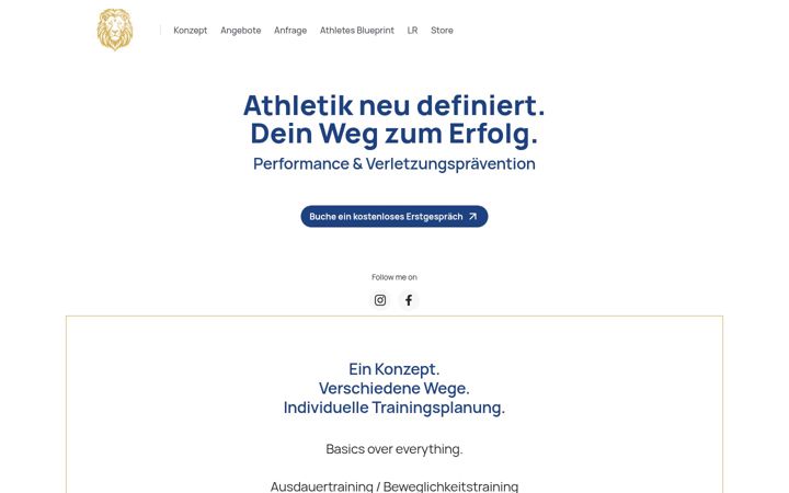 Screenshot of lrathletik.com