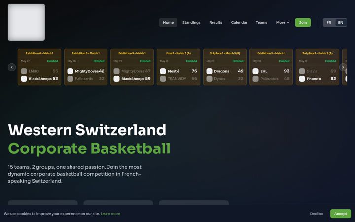 Screenshot of lrbc.ch
