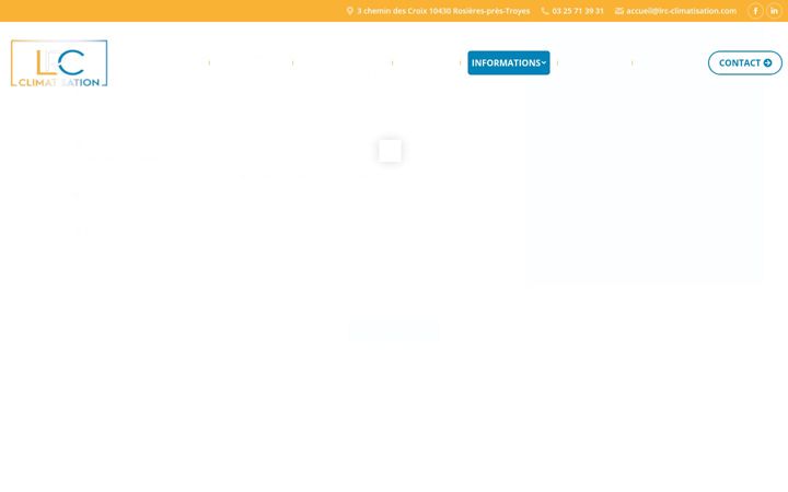 Screenshot of lrc-climatisation.com