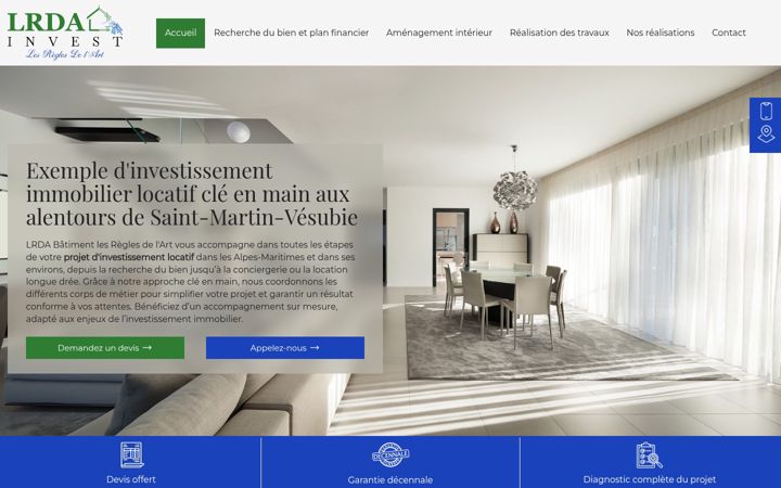 Screenshot of lrdabatiment.fr