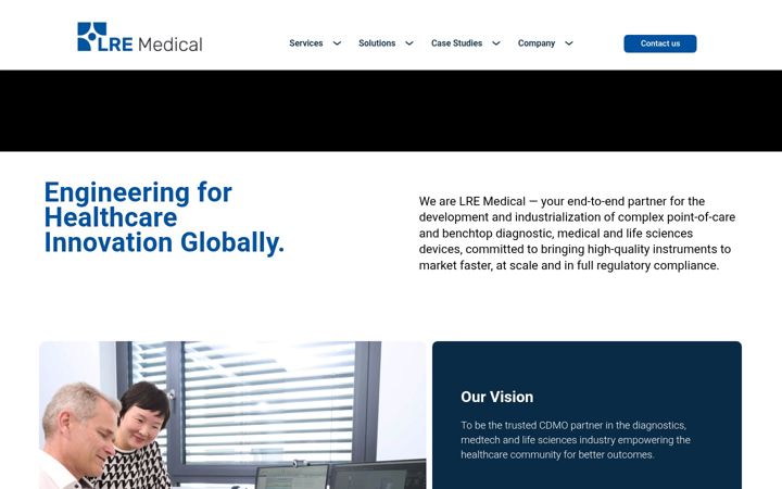 Screenshot of lre.de