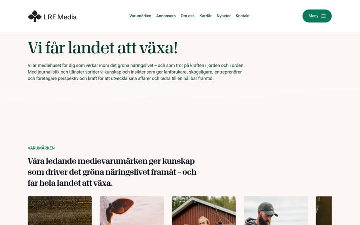 Screenshot of lrfmedia.se