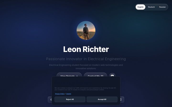 Screenshot of lrichter.net