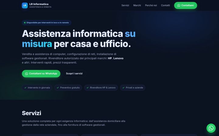 Screenshot of lrinformatica.it