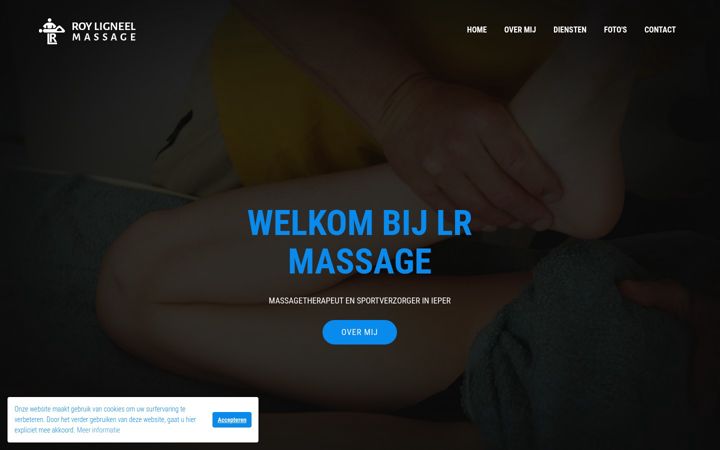 Screenshot of lrmassage.be