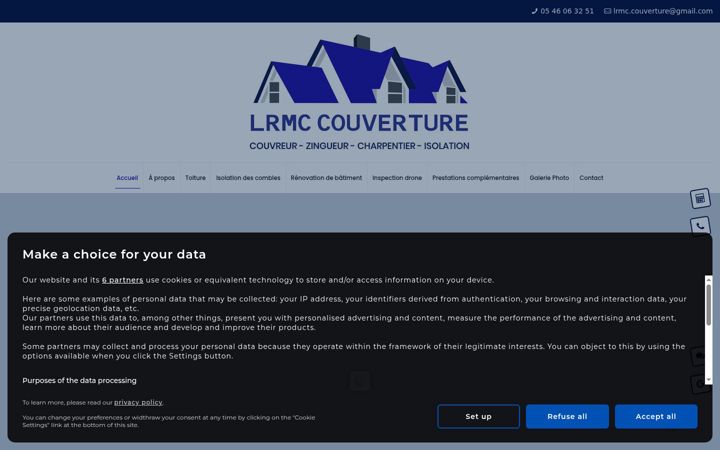 Screenshot of lrmc-couverture.fr