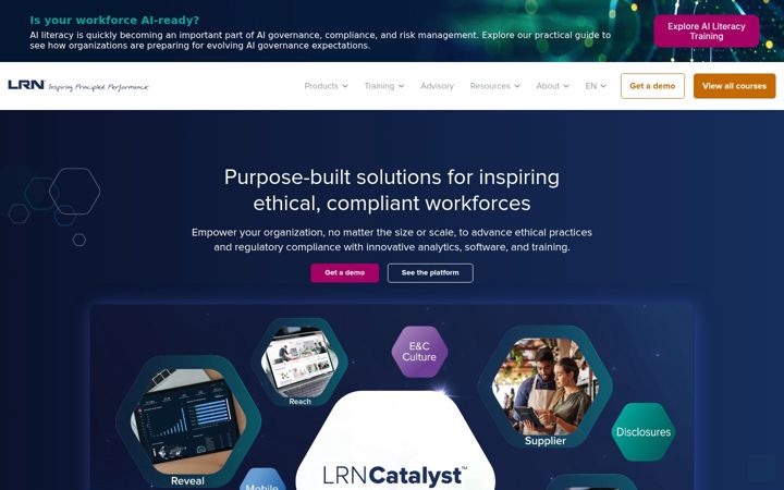 Screenshot of lrn.com