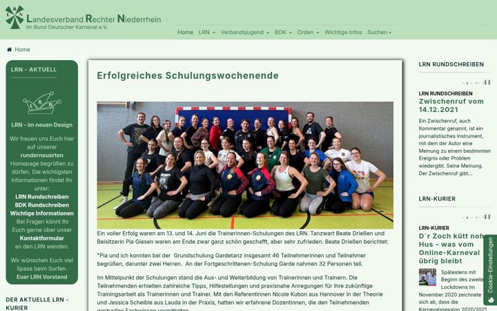 Screenshot of lrn.de