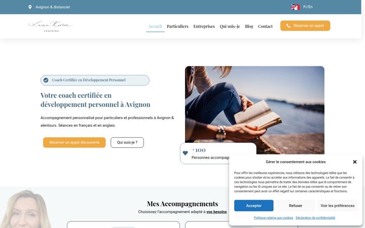 Screenshot of lromancoaching.com