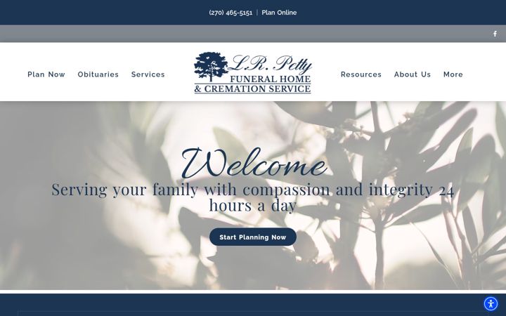 Screenshot of lrpetty.com