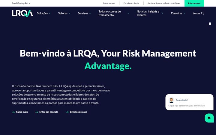 Screenshot of lrqa.com.br