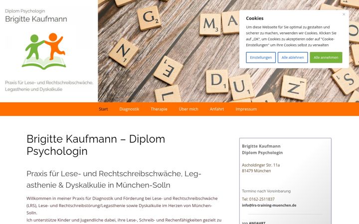 Screenshot of lrs-training-muenchen.de