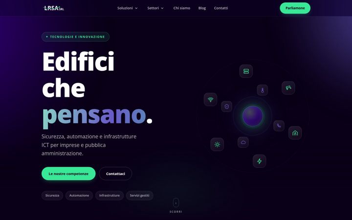 Screenshot of lrsa.it