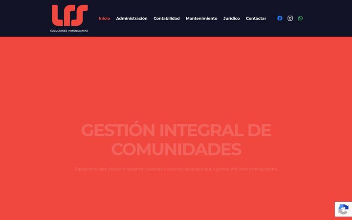 Screenshot of lrsadministradores.es