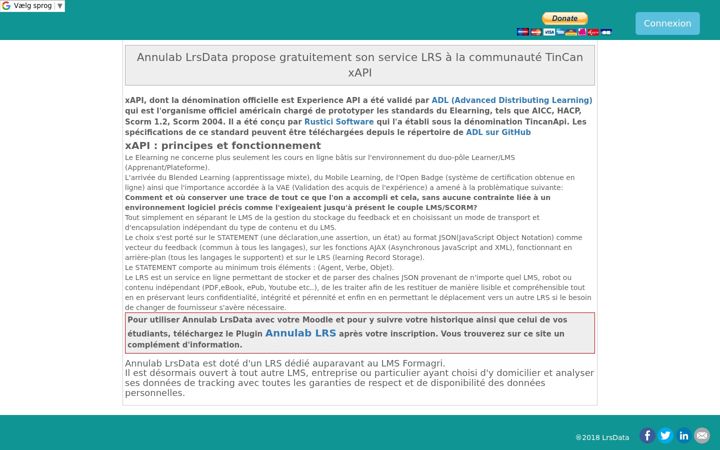 Screenshot of lrsdata.com