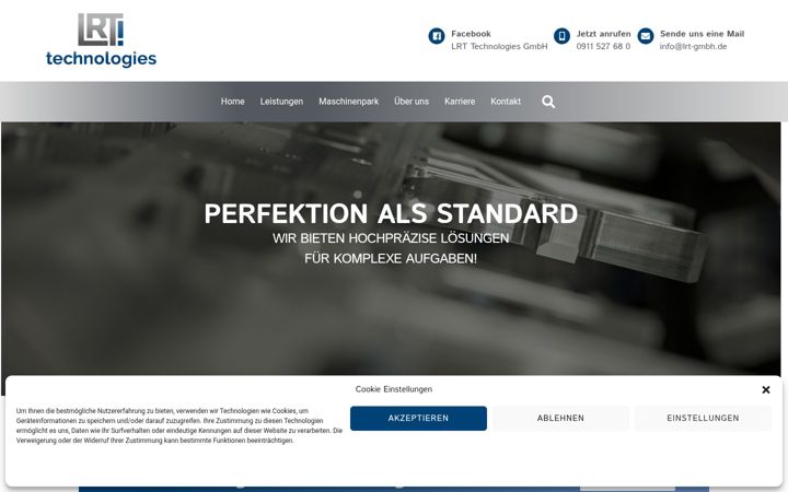 Screenshot of lrt-gmbh.de
