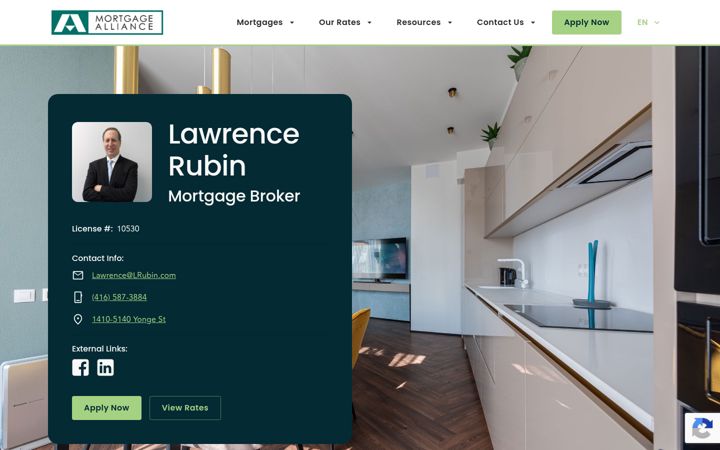 Screenshot of lrubin.com