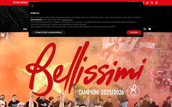 Screenshot of lrvicenza.net