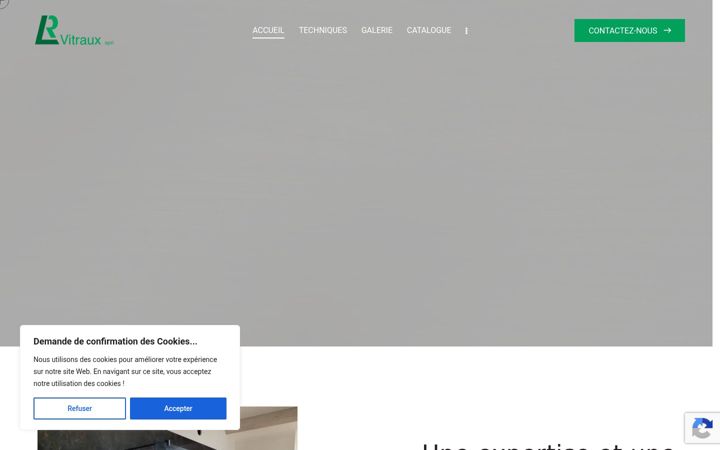 Screenshot of lrvitraux.be
