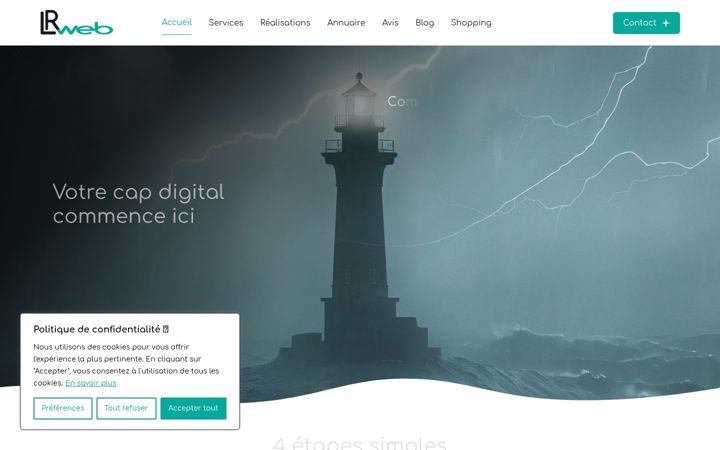 Screenshot of lrweb.fr