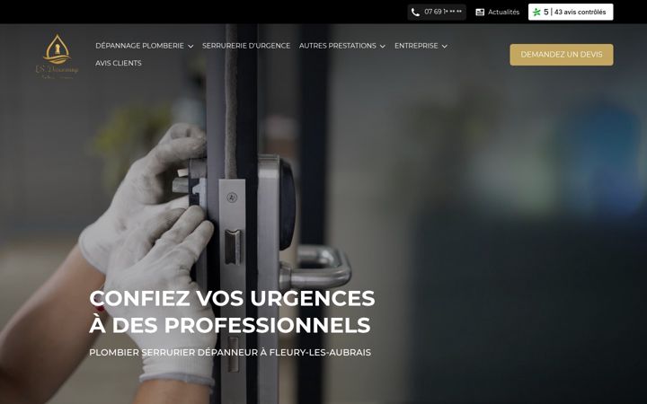 Screenshot of ls-depannage.com
