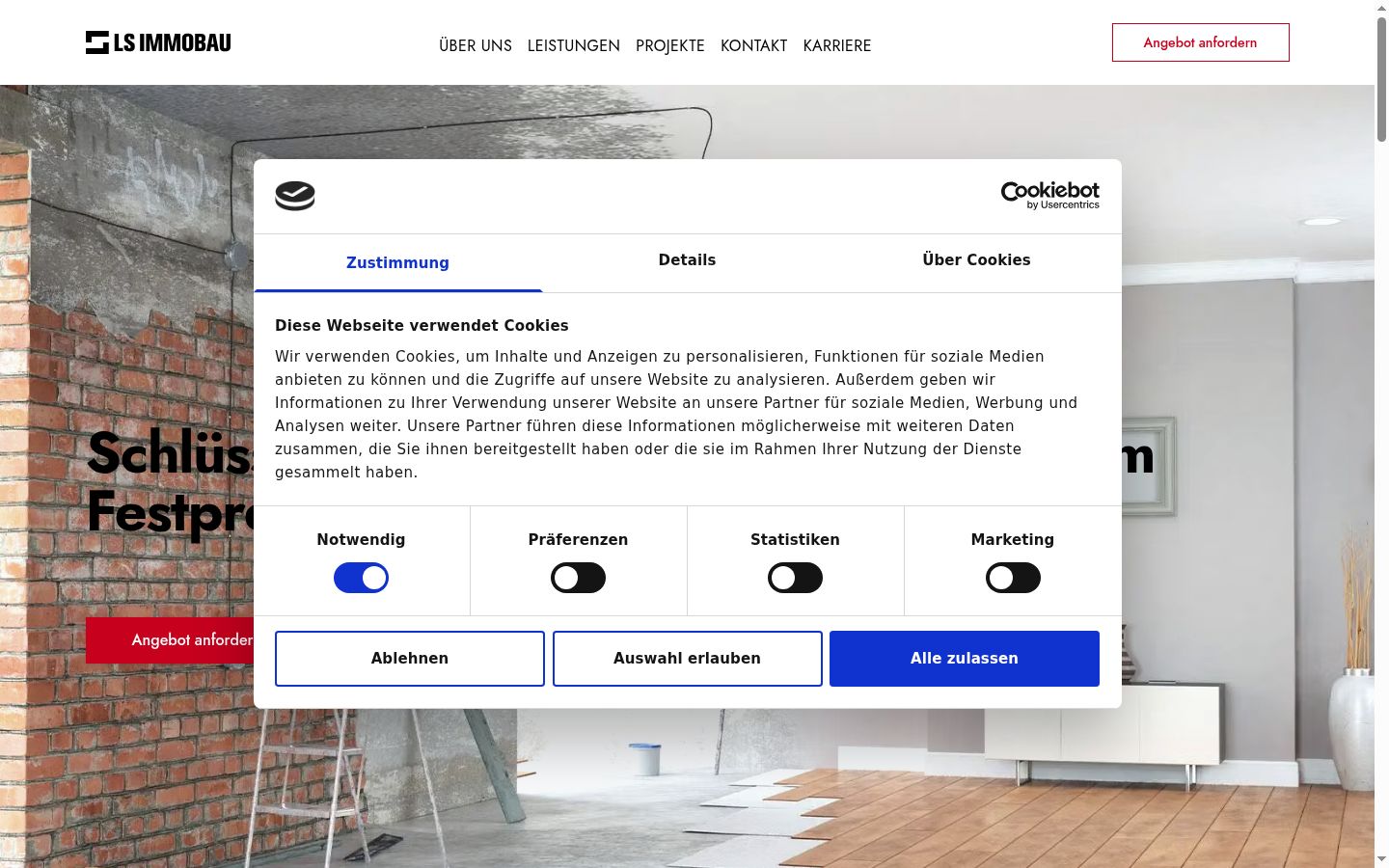 Zrzut ekranu banera zgody wyświetlanego przed jakąkolwiek interakcją