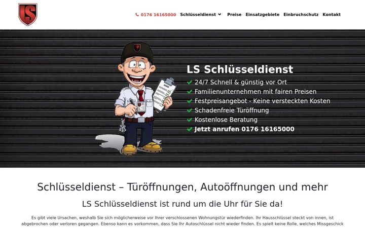 Screenshot di ls-schluesseldienst.de