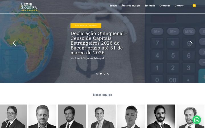 Screenshot of lsa.com.br