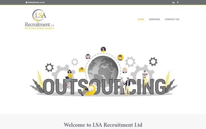 Screenshot of lsarec.co.uk