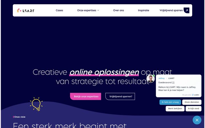 Screenshot of lsart.nl