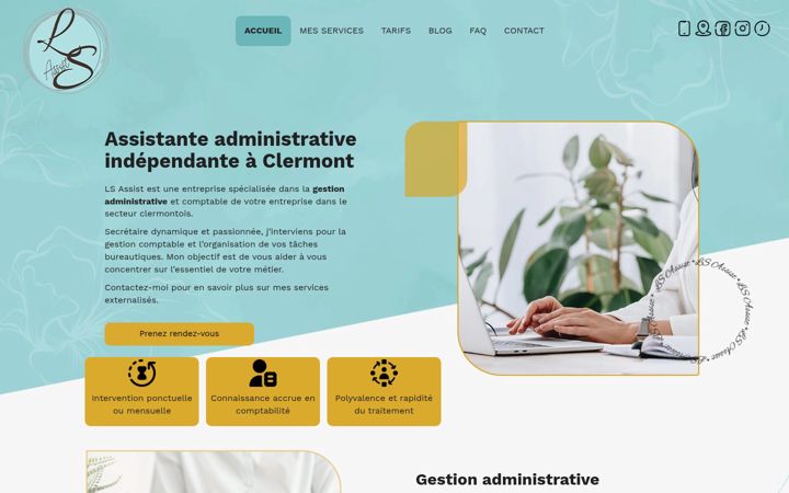 Screenshot of lsassist.fr