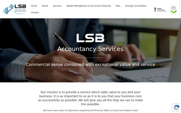 Screenshot of lsbas.co.uk