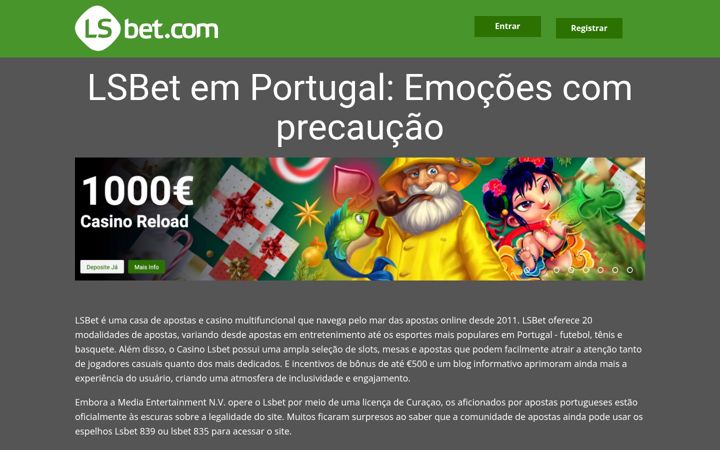 Screenshot of lsbet-casino.com