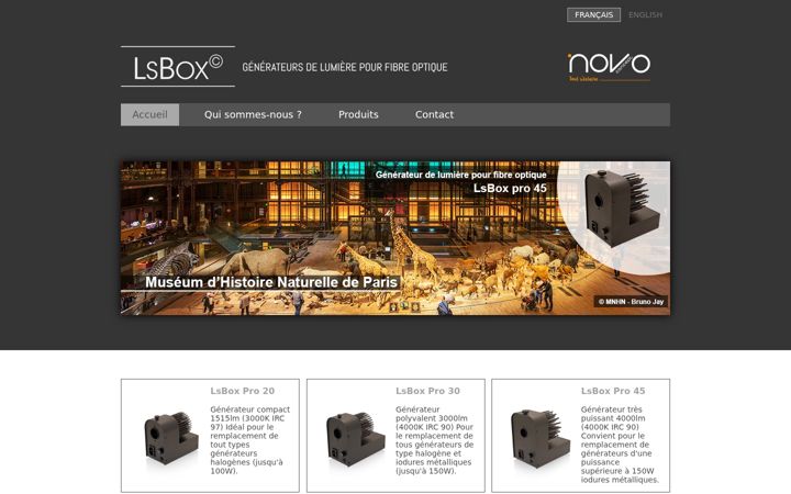 Screenshot of lsbox.fr
