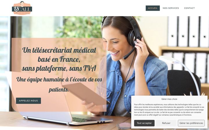 Screenshot of lscall.fr