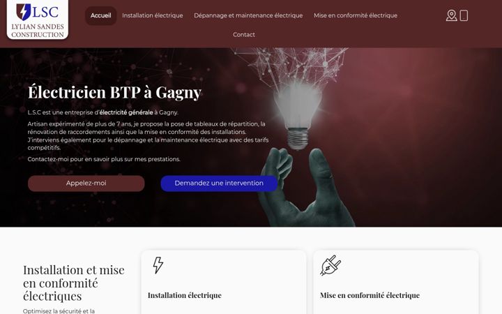 Screenshot of lscrenovationbtp.fr