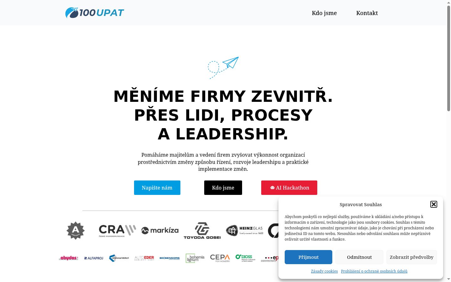 Zrzut ekranu banera zgody wyświetlanego przed jakąkolwiek interakcją