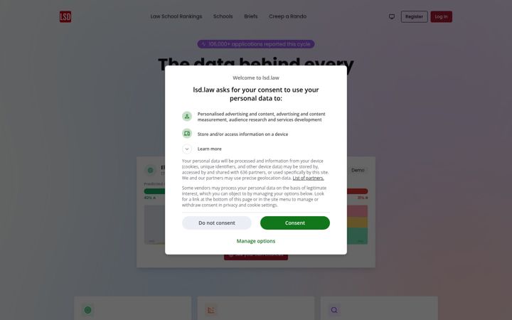 Screenshot of lsd.law
