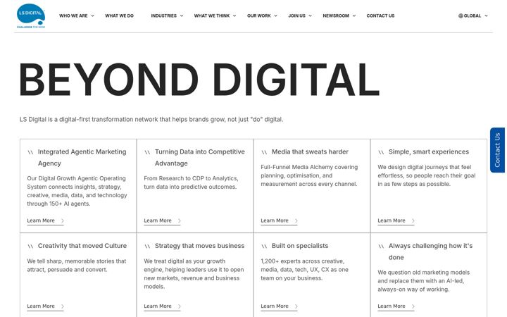 Screenshot of lsdigital.com