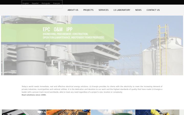 Screenshot of lsenergia.com