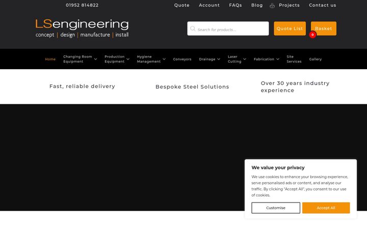 Screenshot of lsengineering.co.uk
